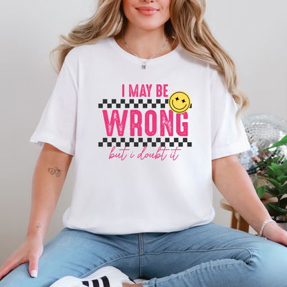 Wholesale I doubt it - White Tee