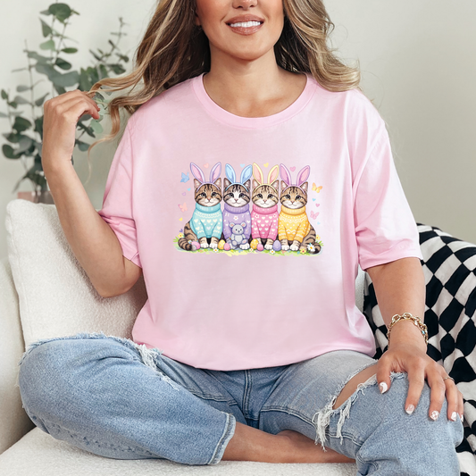 Easter Cats Graphic Tee
