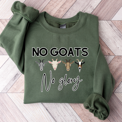Wholesale No Goats No Glory - Olive Sweatshirt