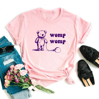 Wholesale Womp Womp Graphic Tee - Grey Tee