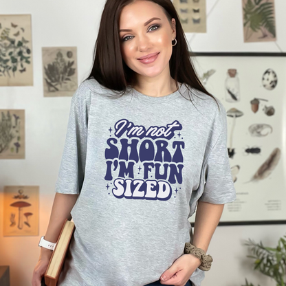 Wholesale Fun Sized Graphic Tee - Heather Grey Sweatshirt