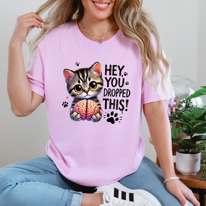Wholesale Hey, You Dropped This Graphic Tee - Lilac Tee