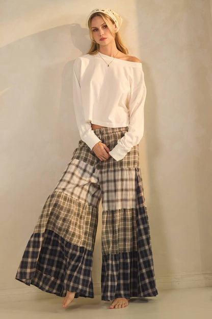 Relaxed Patchwork Pants
