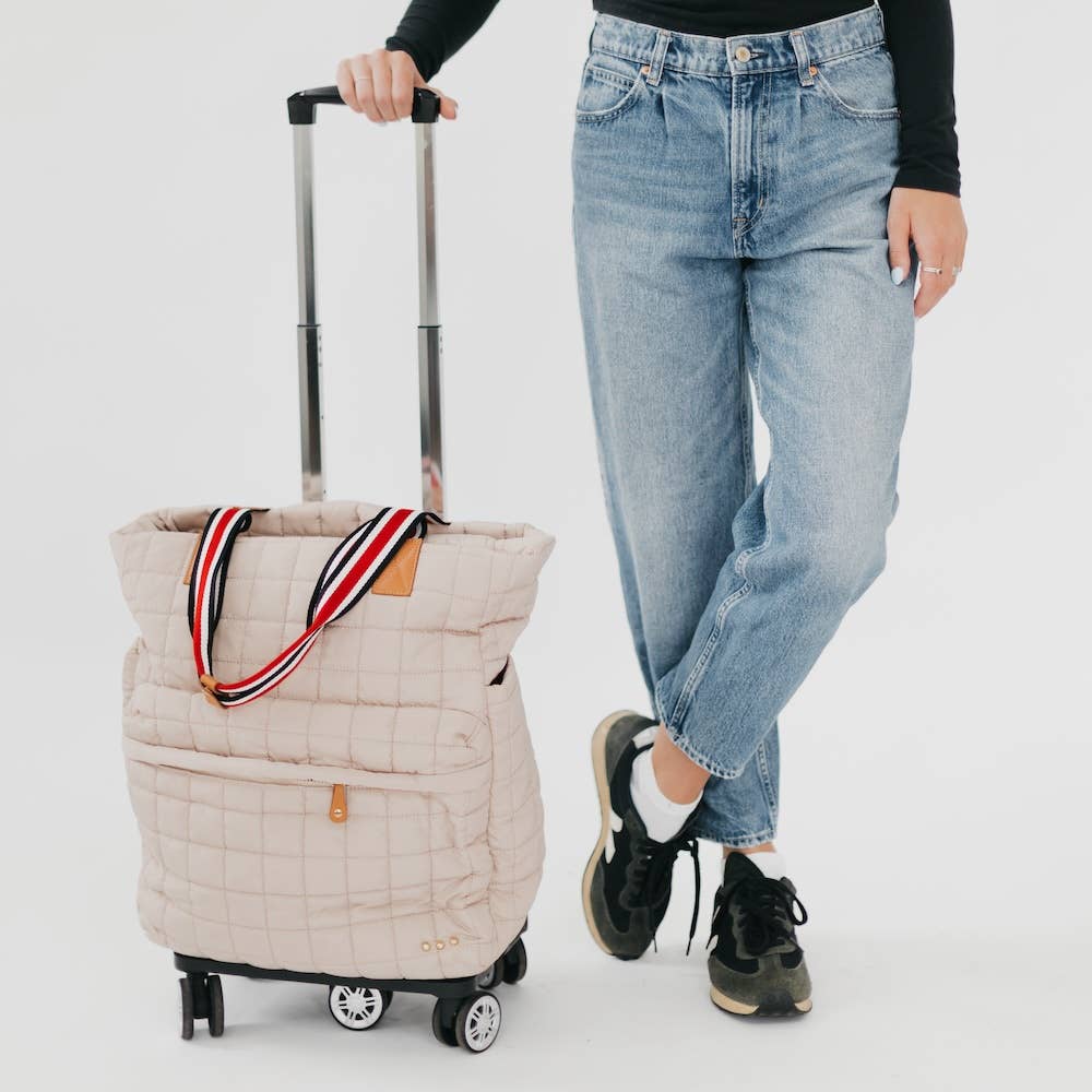 Pretty Simple: Tenley Quilted Tote Roller Bag