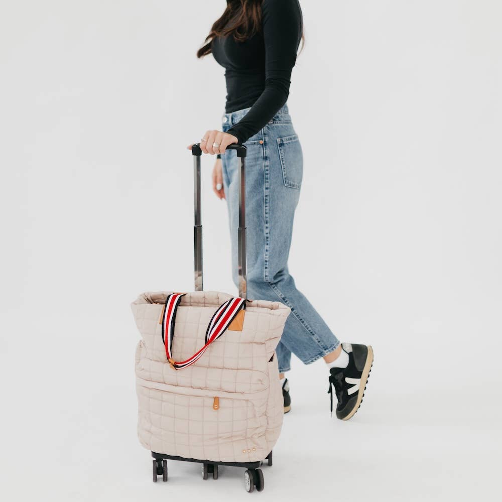 Pretty Simple: Tenley Quilted Tote Roller Bag