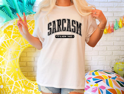 Wholesale It's how I hug Graphic Tee - Gildan White