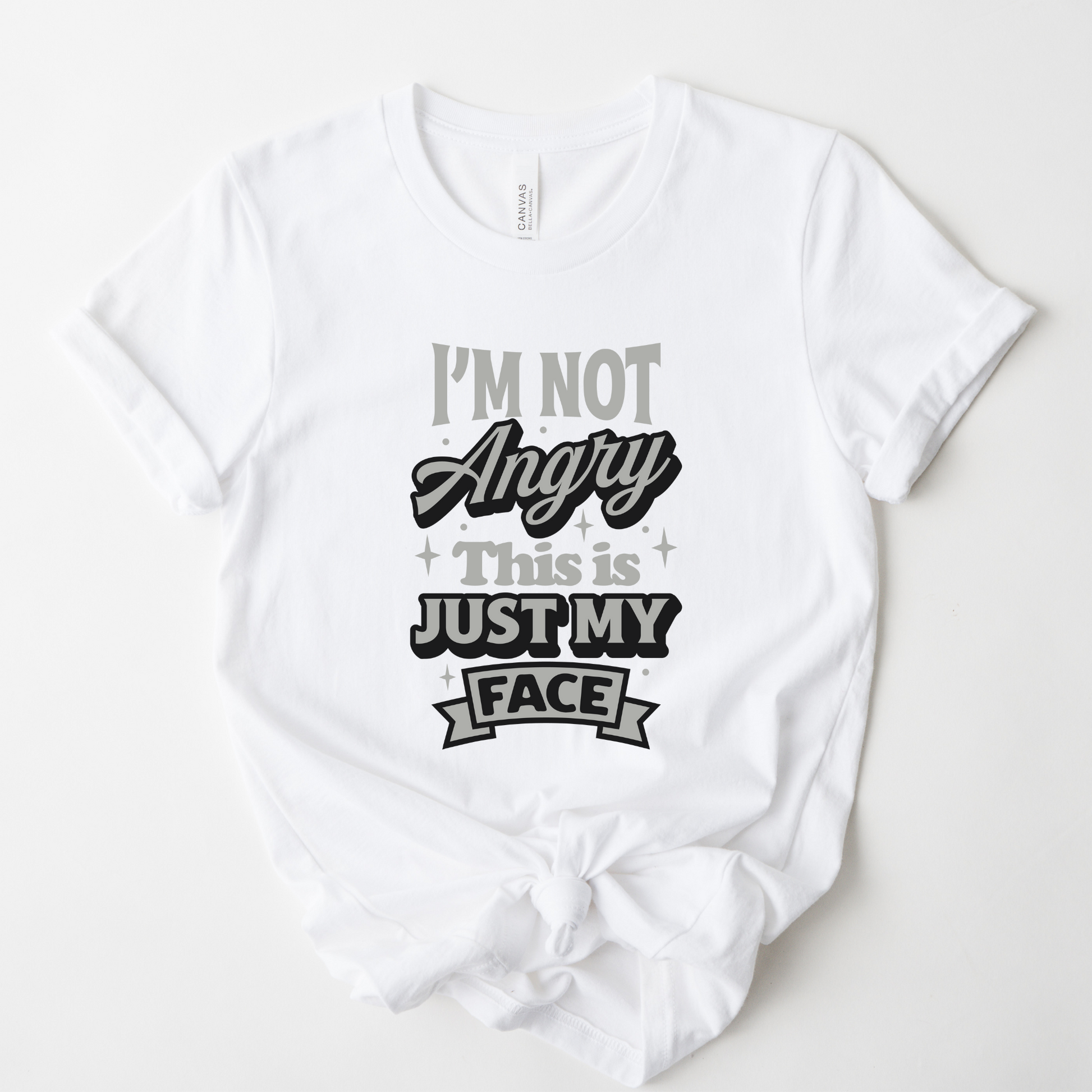 Wholesale This is just my face Graphic Tee - Heather Charcoal Sweatshirt
