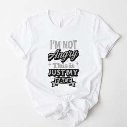 Wholesale This is just my face Graphic Tee - Heather Charcoal Sweatshirt