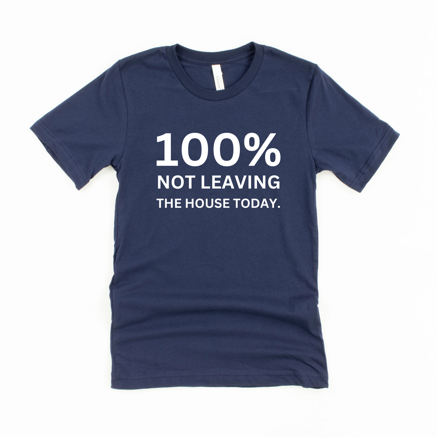 Wholesale 100% not leaving Graphic Tee - Black Tee