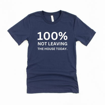 Wholesale 100% not leaving Graphic Tee - Black Tee