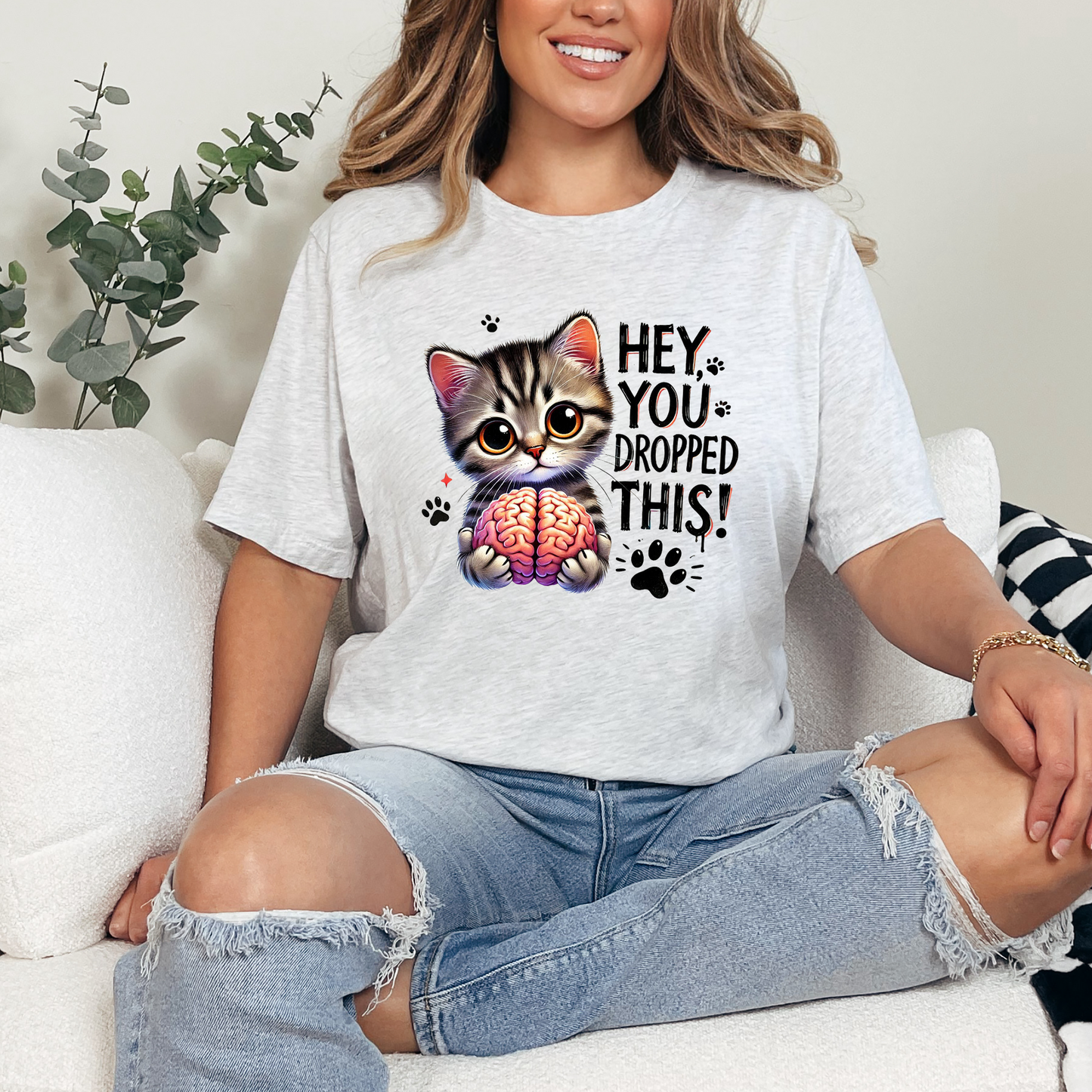 Wholesale Hey, You Dropped This Graphic Tee - Ash Tee