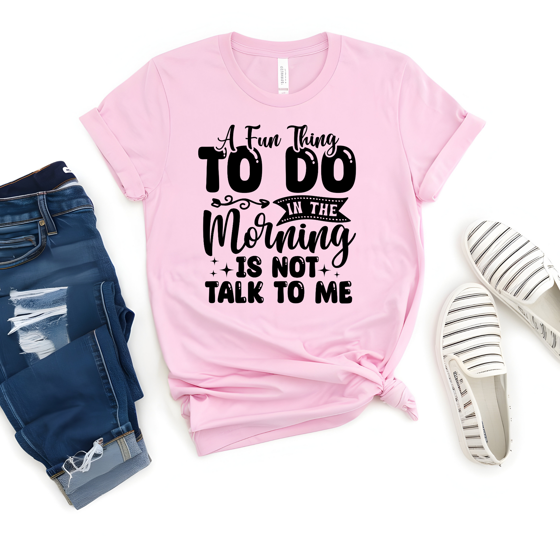 Wholesale Not Talk to Me Graphic Tee - Pink Tee