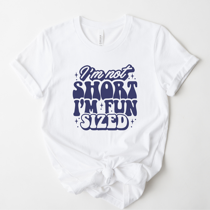 Wholesale Fun Sized Graphic Tee - White Sweatshirt