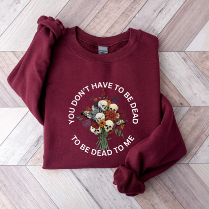 Wholesale Dead to me Sweatshirt - Black