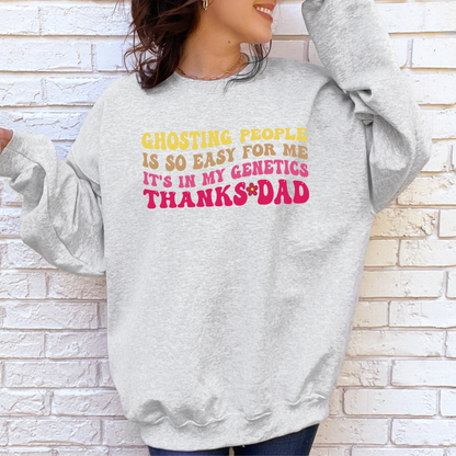 Wholesale Ghosting People Sweatshirt - Red Sweatshirt