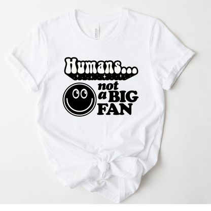 Wholesale Not a big fan Graphic Tee - Sand Tee
