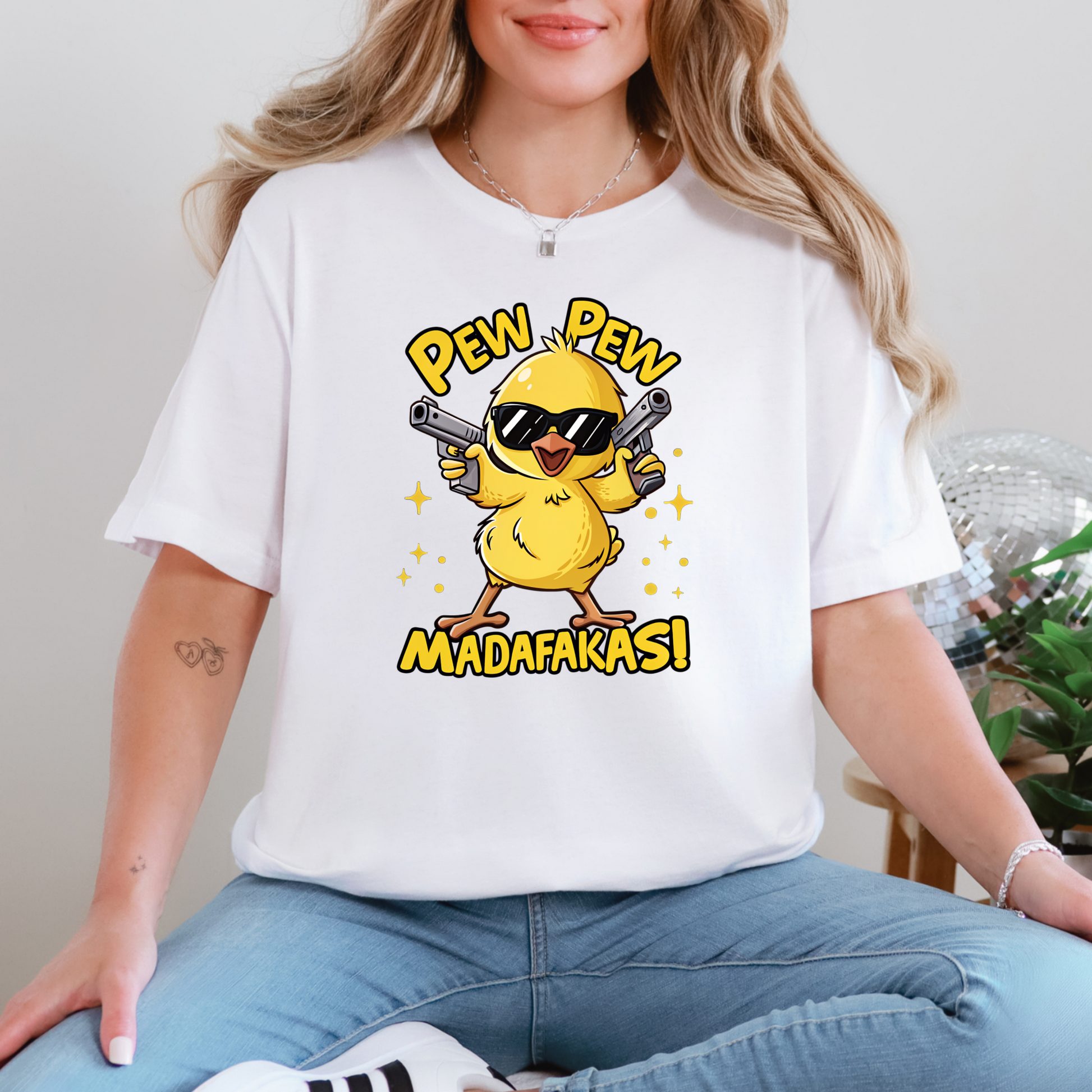 Wholesale Madafakas Graphic Tee - White Tee