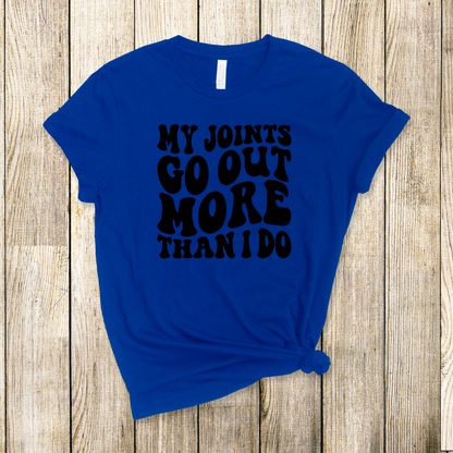 Wholesale My joints Graphic Tee - Royal Tee