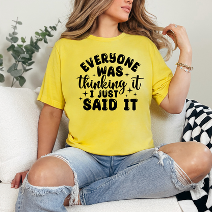 Everyone Was Thinking It