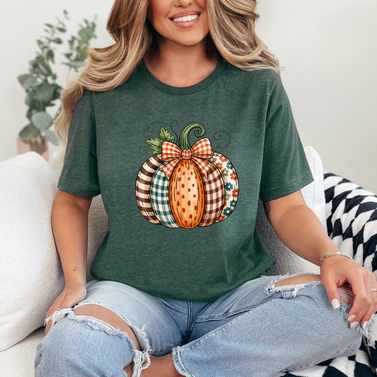 Patchwork Pumpkin Graphic Tee