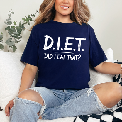 Wholesale D.I.E.T. Graphic Tee - Navy Tee