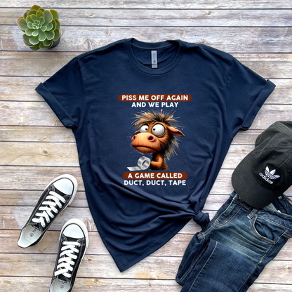 Wholesale Duct Duct Tape Graphic Tee - Navy Tee