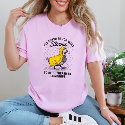 Wholesale Too Many Storms Graphic Tee - Lilac Tee