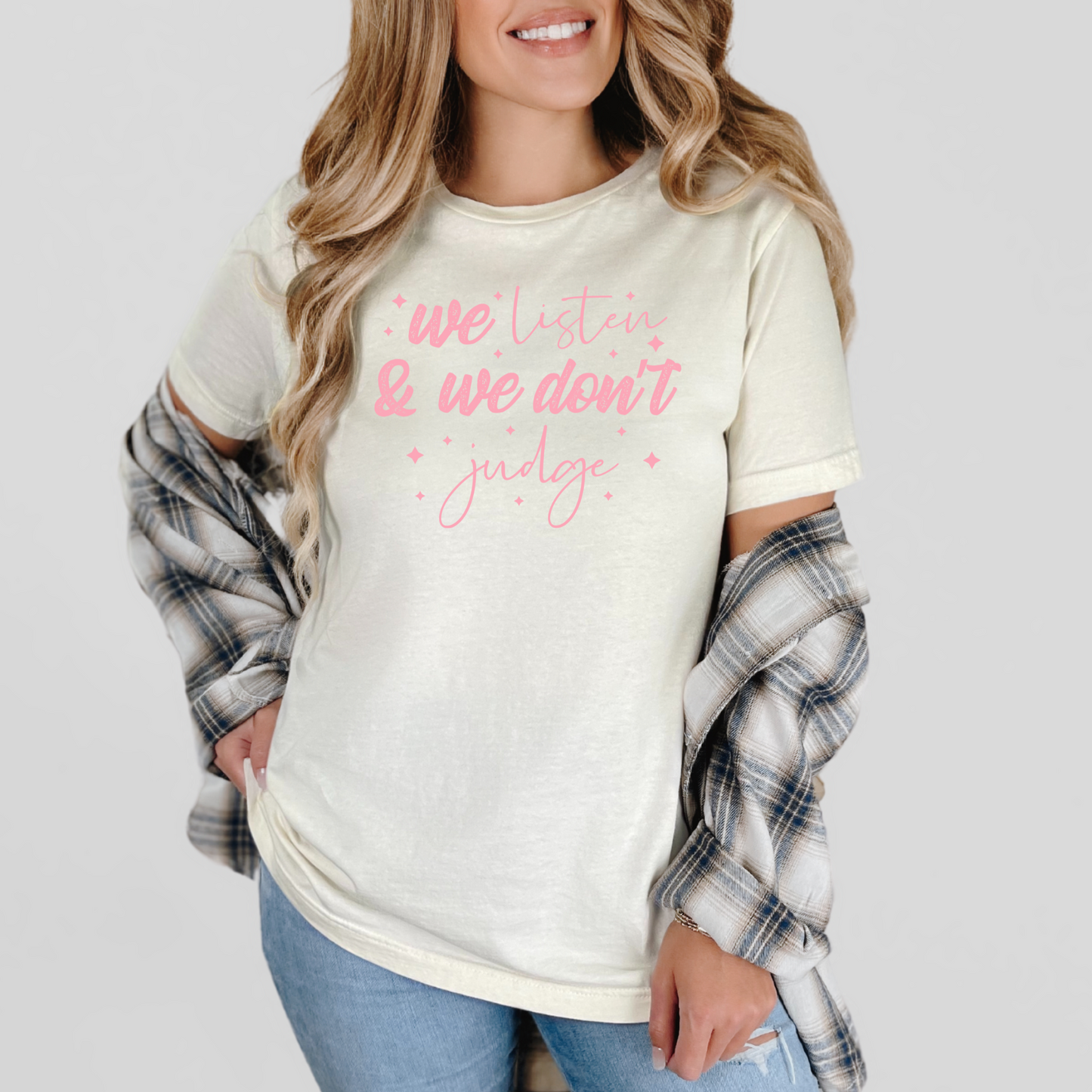 Wholesale Don't Judge Graphic Tee - Maroon Tee