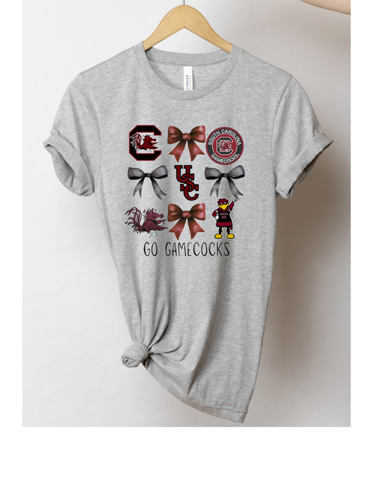 Gamecocks bows game day tee