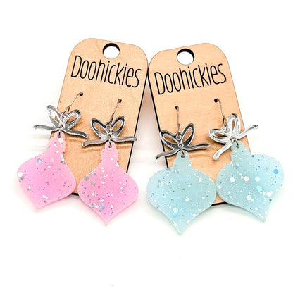 Sugar Crystal Vintage Ornament Collection - Christmas Acrylic Earrings