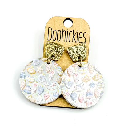 Christmas Mix Piggybacks - Christmas Acrylic Earrings