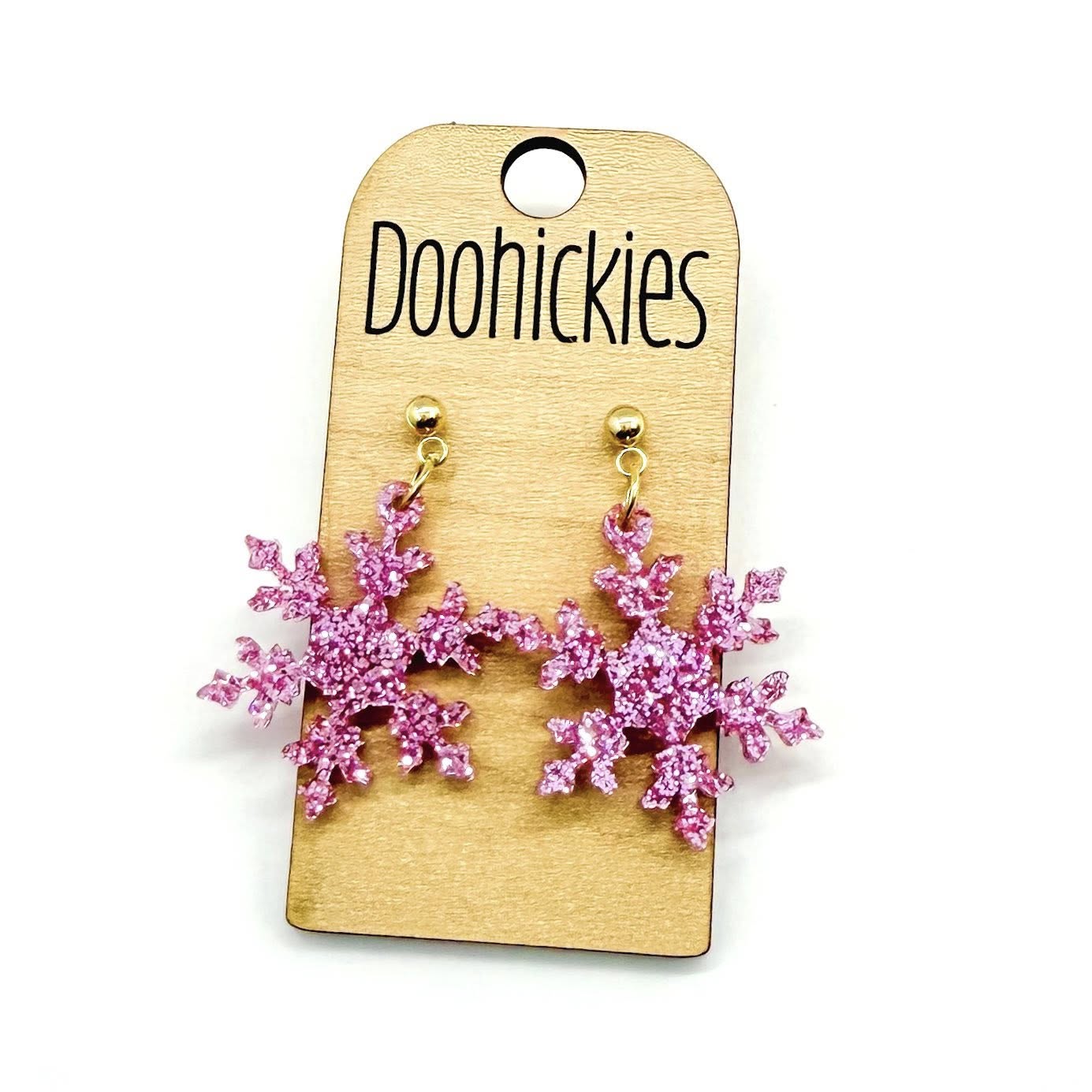 Razzle Dazzle Snowflake Collection - Christmas Acrylic Earrings