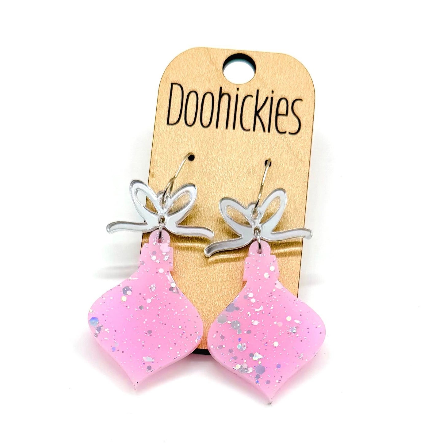 Sugar Crystal Vintage Ornament Collection - Christmas Acrylic Earrings