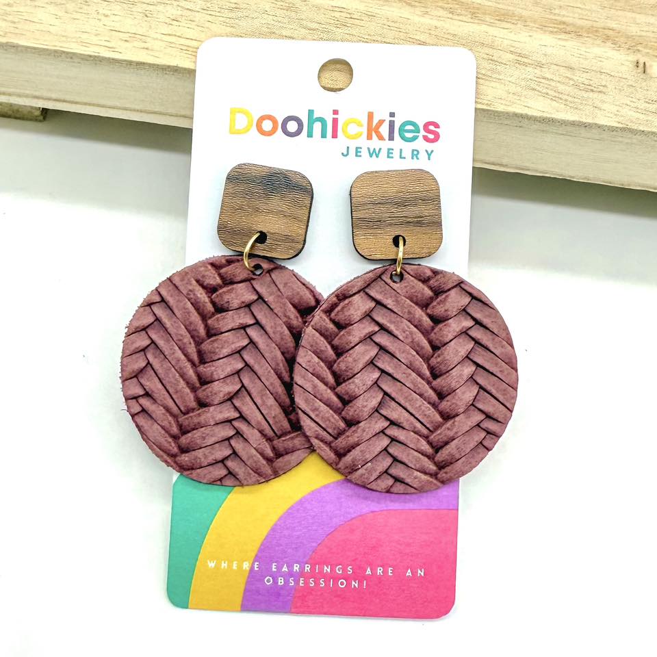 Vintage Christmas Braided Piggyback Earring Collection