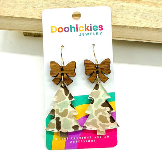 Country Christmas Tree Earring Collection