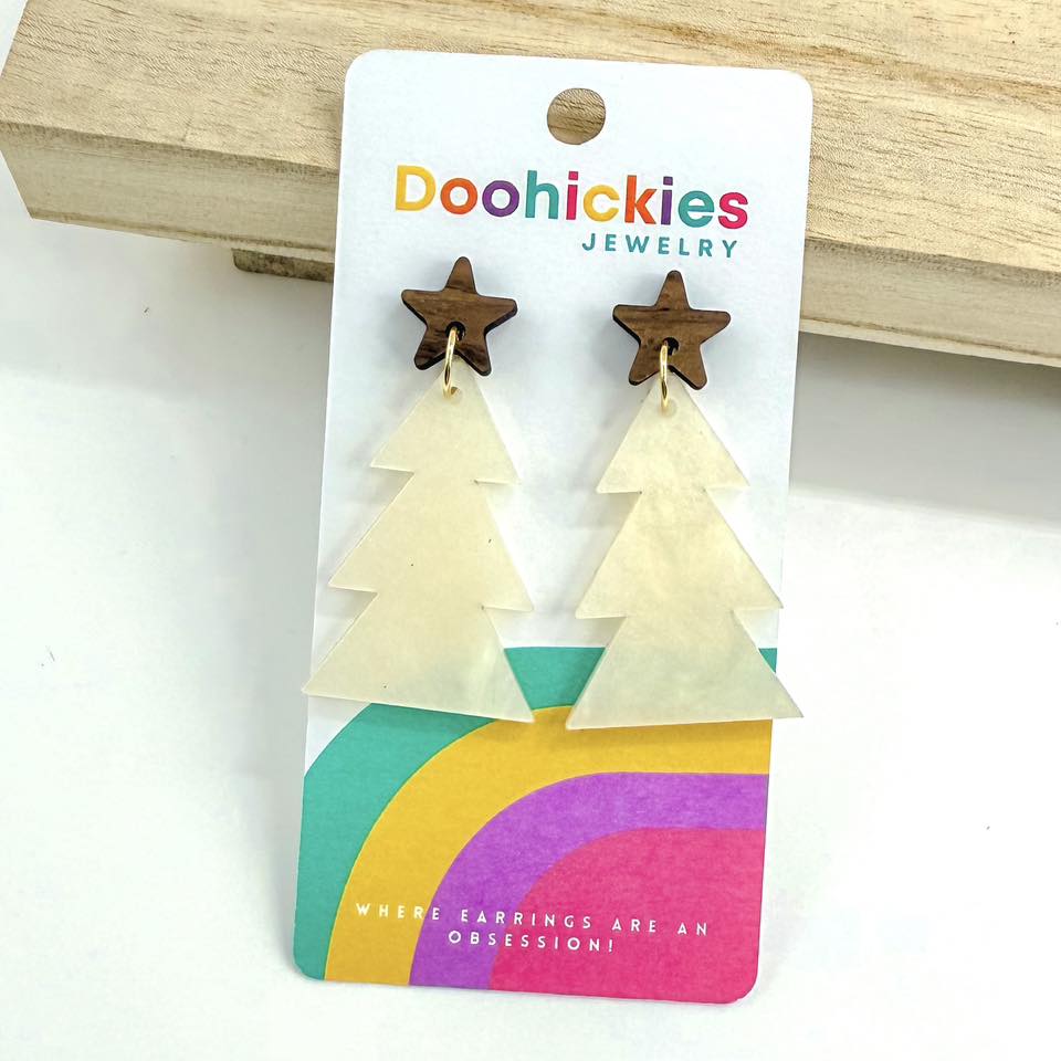 Down Home Layered Christmas Tree Earring Collection