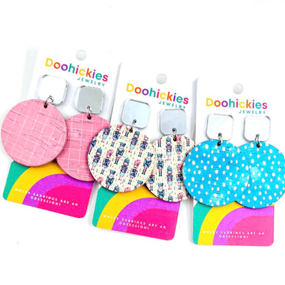 Nutcracker Christmas Piggyback Earring Collection