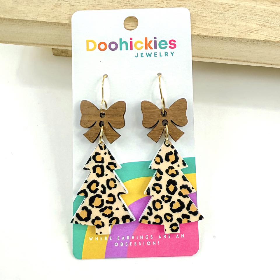 Country Christmas Tree Earring Collection