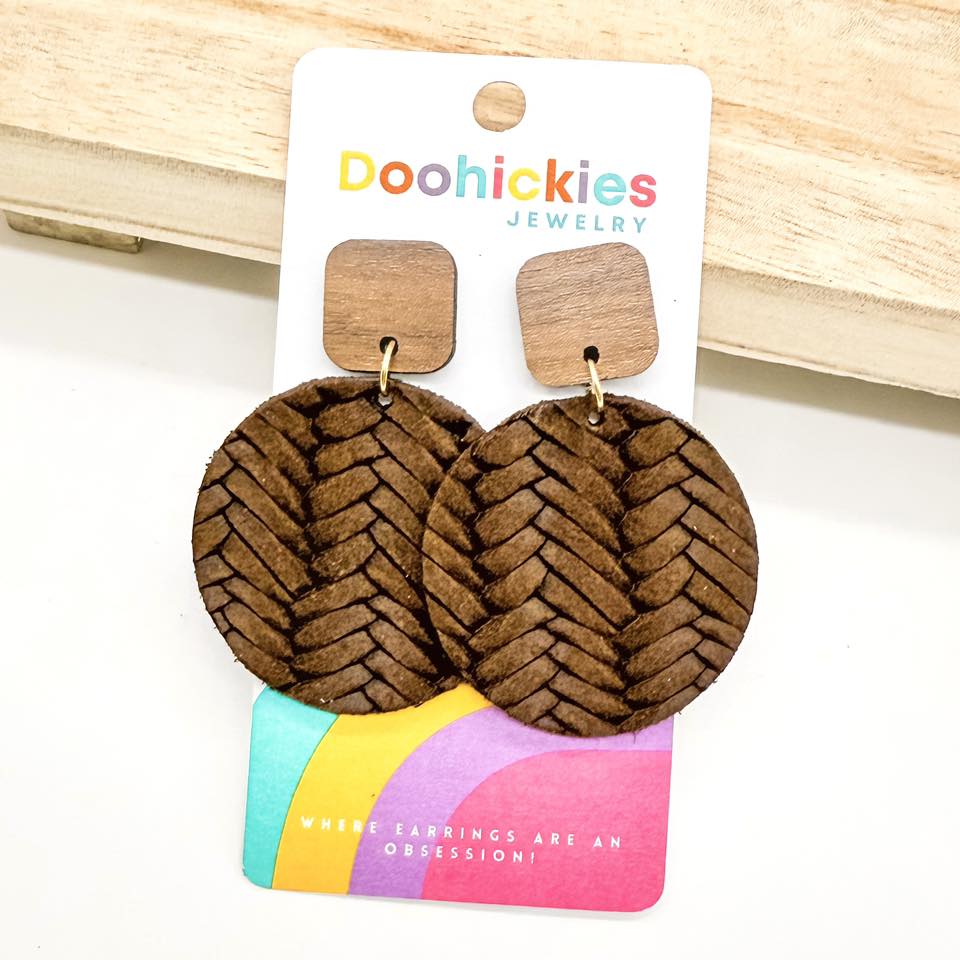 Vintage Christmas Braided Piggyback Earring Collection