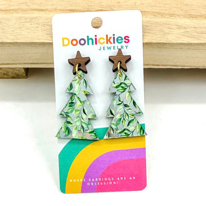 Down Home Layered Christmas Tree Earring Collection