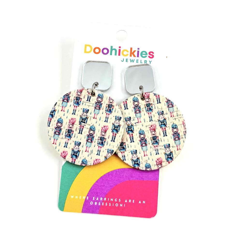 Nutcracker Christmas Piggyback Earring Collection