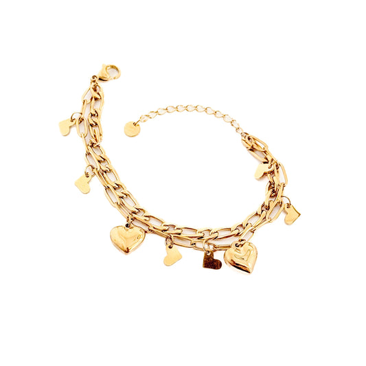 Classically Charmed Gold Bracelet