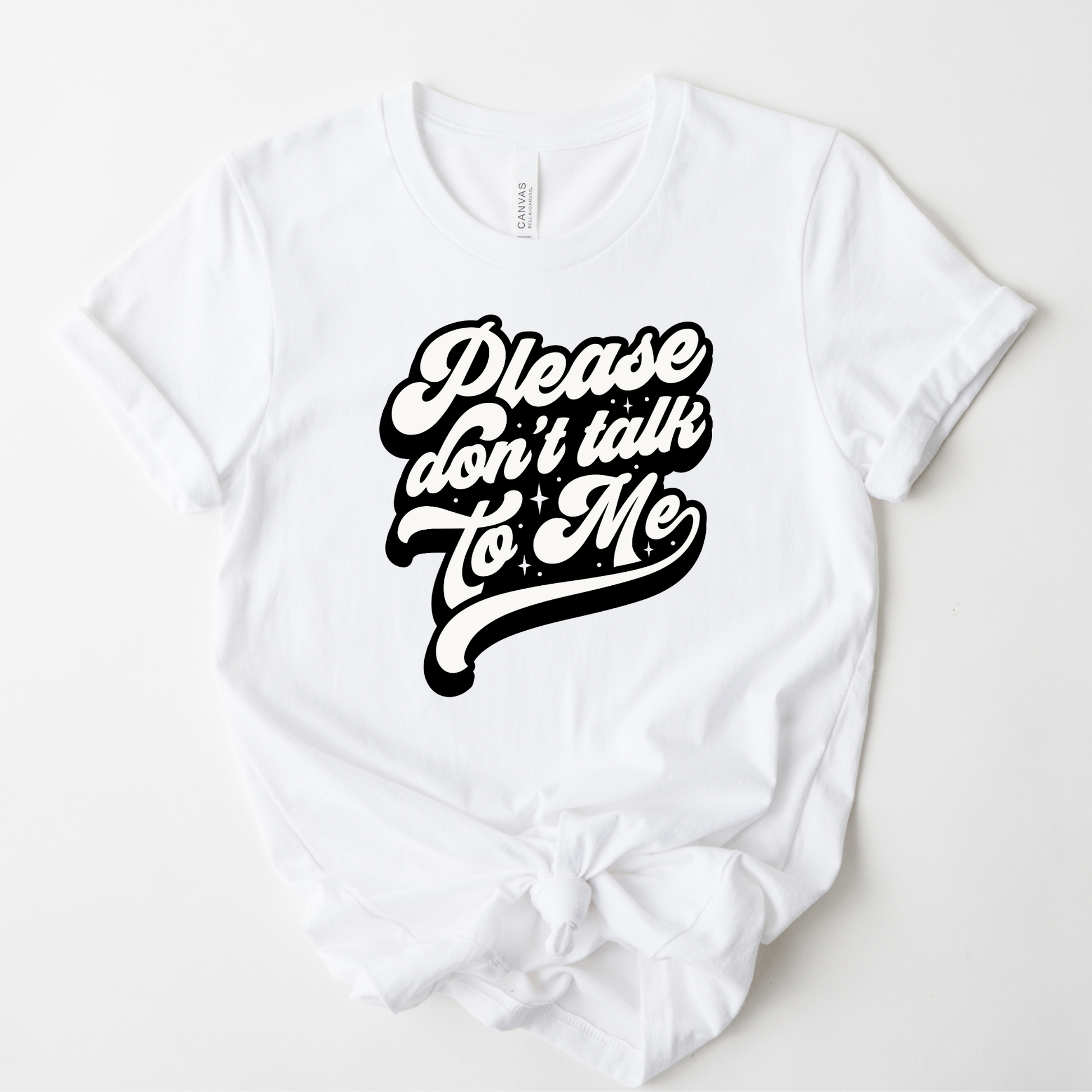Wholesale Don't talk to me Graphic Tee - Heliconia Sweatshirt