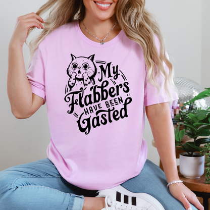Wholesale My Flabbers have been Gasted Graphic Tee - Lilac Tee