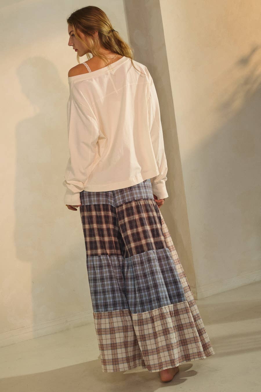 Relaxed Patchwork Pants