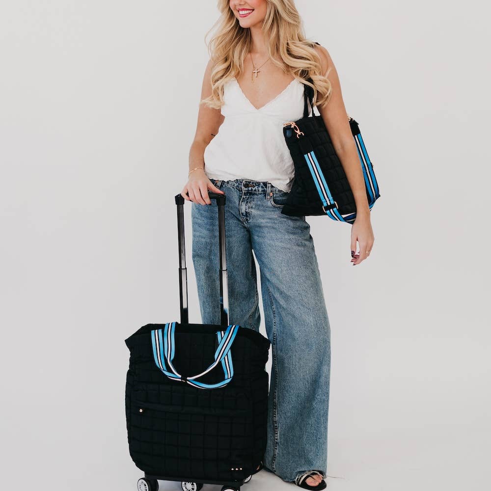 Pretty Simple: Tenley Quilted Tote Roller Bag