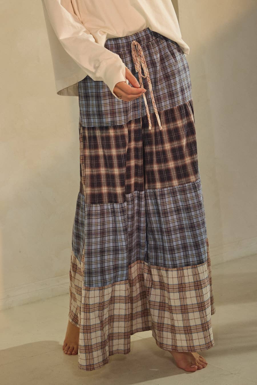 Relaxed Patchwork Pants