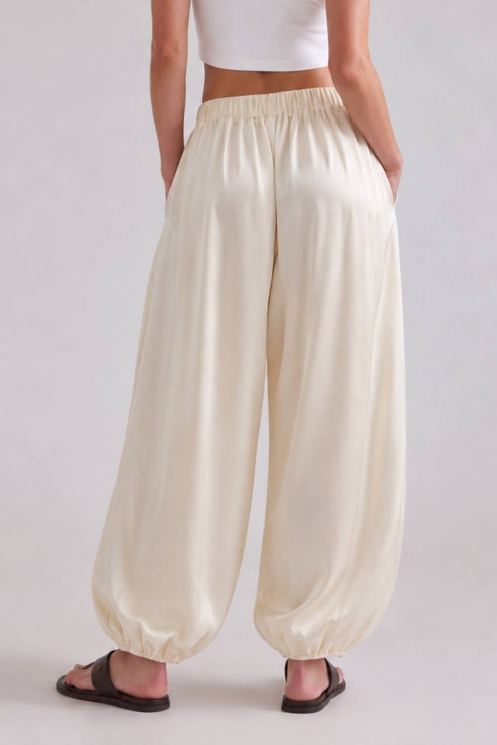 Miss Love Balloon Crepe Pants