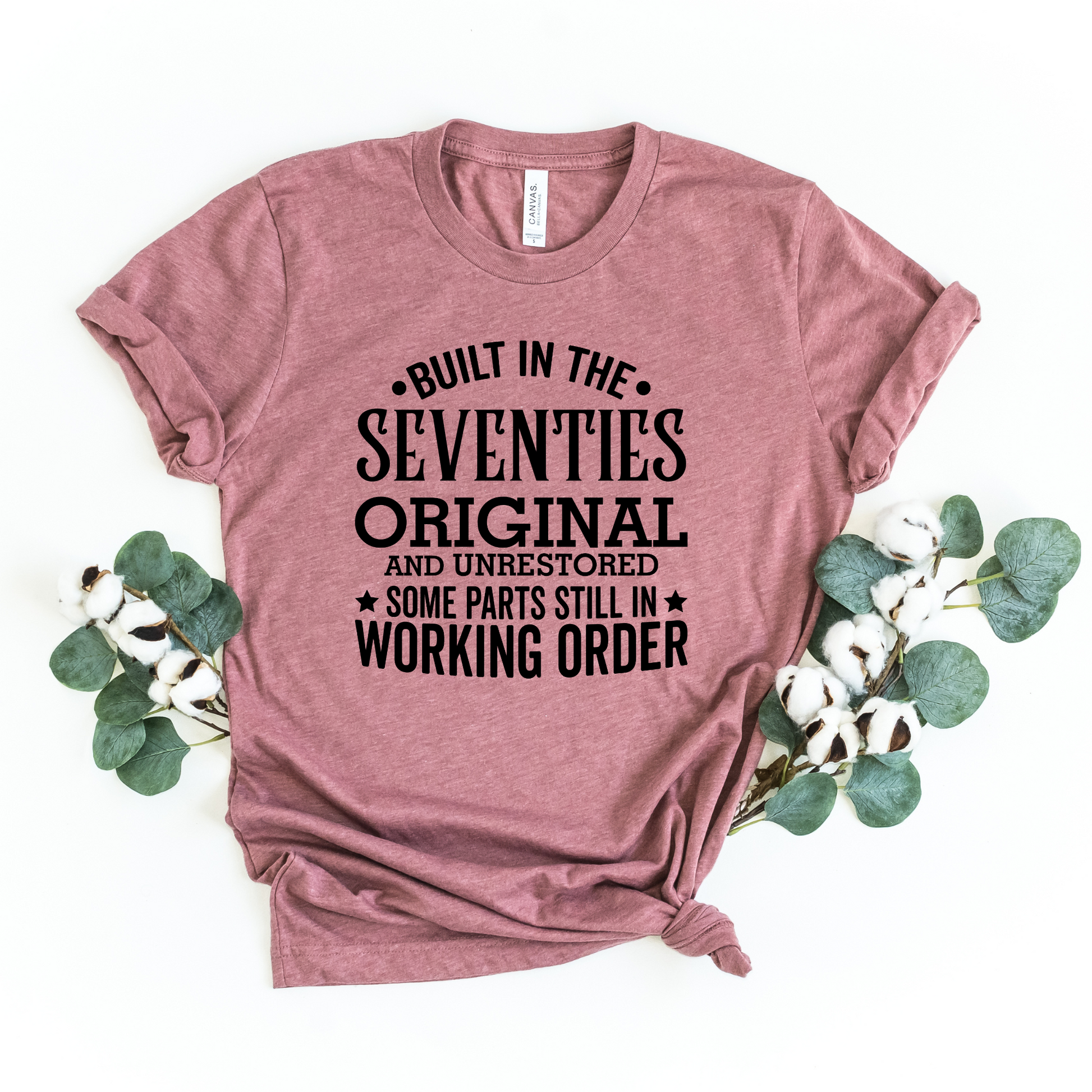 Wholesale Built in the Seventies Graphic Tee - Heather Dust Tee