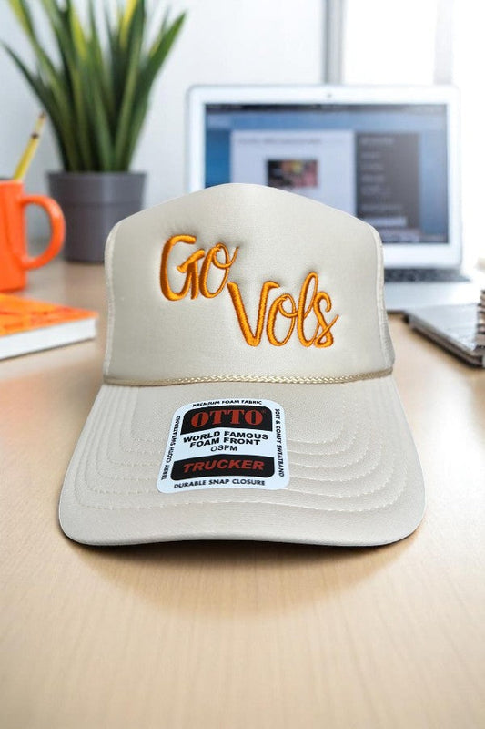 Go Vols Khaki Embroidered Hat